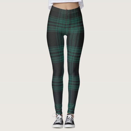Black watch tartan Leggings (Devant)