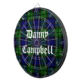 Black Watch Tartan Plaid Cible de flechettes perso (Devant droit)