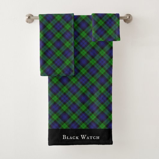 Black Watch Tartan Plaid Scottish Motif (En situation)