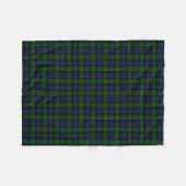 Black Watch Tartan Pset Scottish Pset Pattern Fleece Deken (Voorkant (Horizontaal))