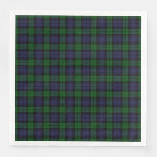 Black Watch Tartan Pset Scottish Pset Pattern Servet