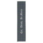 Black Watch Tartan Pset Table Runner Korte Tafelloper (Voorkant)