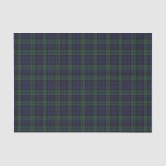 Black Watch Tartan Pset Tissue Paper Tissuepapier (Voorkant)