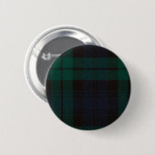 Black Watch Tartan Ronde Button 5,7 Cm (Voorkant /achterkant)
