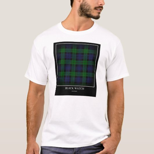 Black Watch Tartan T-shirt (Voorkant)
