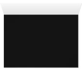 Black Wedding Minimalist Gereserveerde Bruid's Fam (Binenzijde Horizontaal (Onderkant))