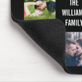 Black Wedding Photo Collage Muismat (Hoek)