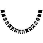 BLACK WELCOME HOME BANNER (Alle)