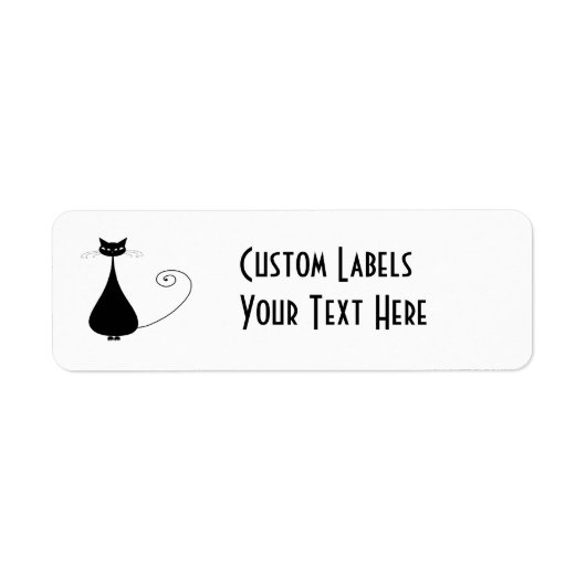 Black Whimsy Kat 4 Etiket (Voorkant)