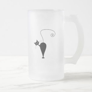 Black Whimsy Kat 5 Matglas Bierpul