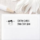 Black Whimsy Kat 8 Etiket (Insitu)