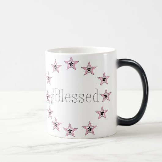 Black/White 11 oz Morphing Mok art van JShao (Rechts)