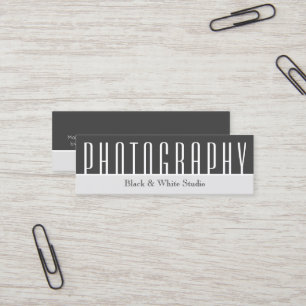 Black White 1 Mini Photography Visitekaartje