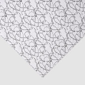 Black White Abstract Hearts Collage Tissue Paper Tissuepapier (Detail)