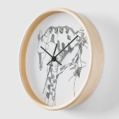 Black & white abstract stick  tapestries wood wall (Hoek)