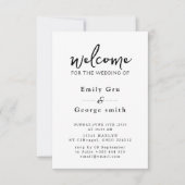 Black & White Anime Wedding Invitation (Devant)