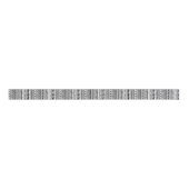 Black White Aztec Tribal Print Geometric Pattern Grosgrain Lint (Voorkant)
