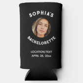 Black White Bacherolette Party Favor Bride Foto (Voorkant)