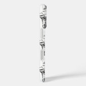 Black & White Ballet Slipper Case-Mate iPhone Case (Achterkant / Rechts)