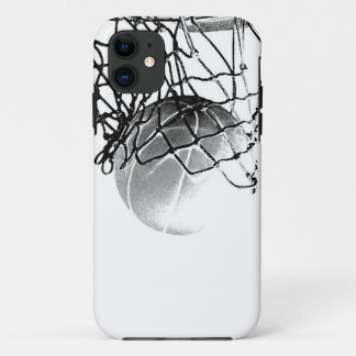 Black & White Basketball iPhone 5 Coque