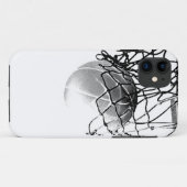 Black & White Basketball iPhone 5 Coque (Dos (Horizontal))