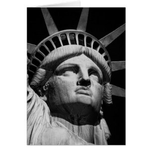 Black White beeld van Liberty New York