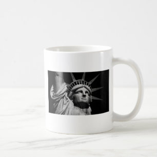 Black White beeld van Liberty New York Koffiemok