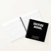 Black White Bible Verset Psalm Gratitude Journal (Intérieur)