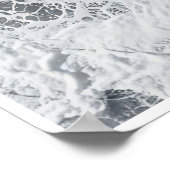 Black & White Break - Abstract Surf Serenity Poster (Hoek)