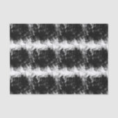 Black White Brushstrokes Collage Tissue Paper Tissuepapier (Voorkant)