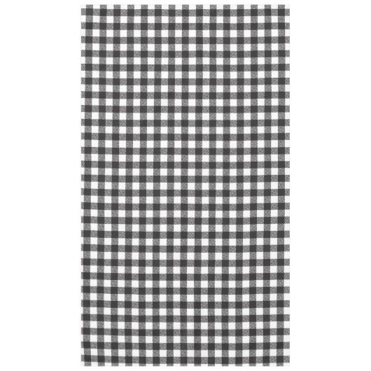 Black White Buffalo Gingham Check Pset Holiday Tafelkleed (Voorkant)