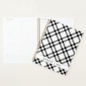 Black & White Buffalo Plaid (Devant avec enveloppe)