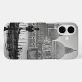 Black White Canal Venice Italië Reis Case-Mate iPhone Case (Achterkant (horizontaal))