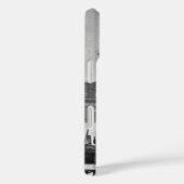 Black White Canal Venice Italië Reis Case-Mate iPhone Case (Achterkant / Rechts)