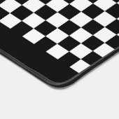 Black White Checkered Checkerboard Office School (Coin)