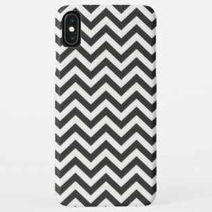 Black White Chevron iPhone XS Max Hoesje