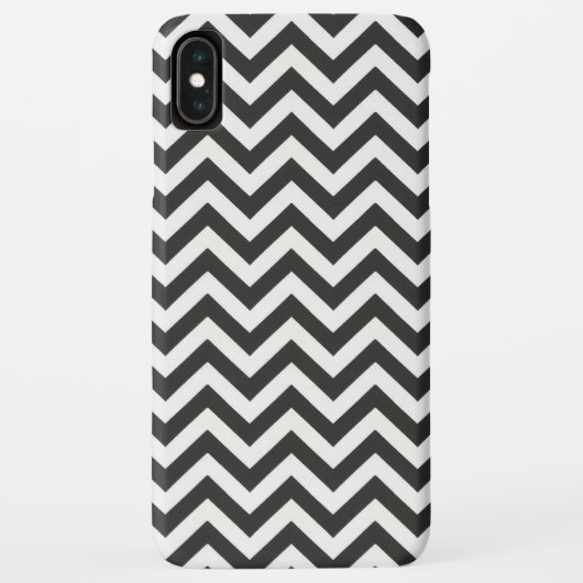 Black White Chevron Case-Mate iPhone Case (Achterkant)