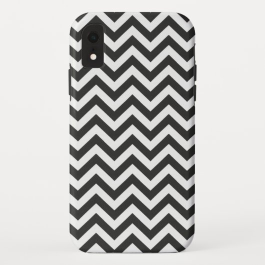 Black White Chevron Case-Mate iPhone Case (Achterkant)