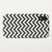 Black White Chevron Case-Mate iPhone Case (Achterkant (horizontaal))