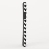 Black White Chevron Case-Mate iPhone Case (Achterkant/rechts)