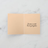 Black & White Chicken Resting Photo Kaart (Binnen)