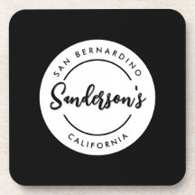 Black White City Plaats Locatie Naam Circle