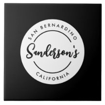 Black White City Plaats Locatie Naam Circle