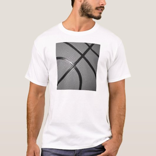 Black & White Close Basketball T-shirt (Voorkant)