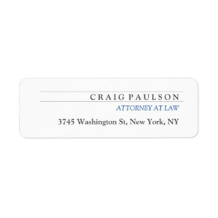 Black White Consultant Advocaat bij advocatuur Etiket