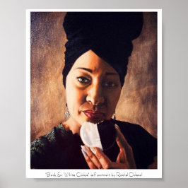 Black & White Cookie Painting van Rachel Dolezal Poster