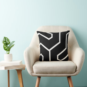 Black &White Coussin décoratif