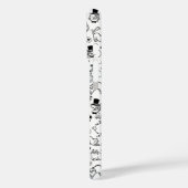 Black & White Custom Cat Photo and Name  Case-Mate iPhone Case (Achterkant / Links)