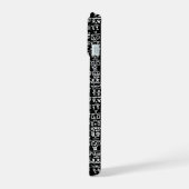 Black & White Doodle Pattern  Case – Bold Ab (Côté gauche)