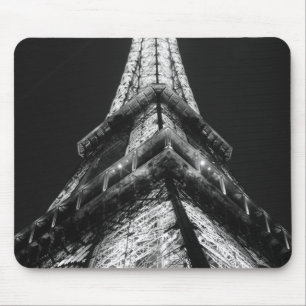 Black White Eiffel Tower Paris Europe Reivel Muismat